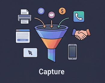 Capture — step 1 illustration