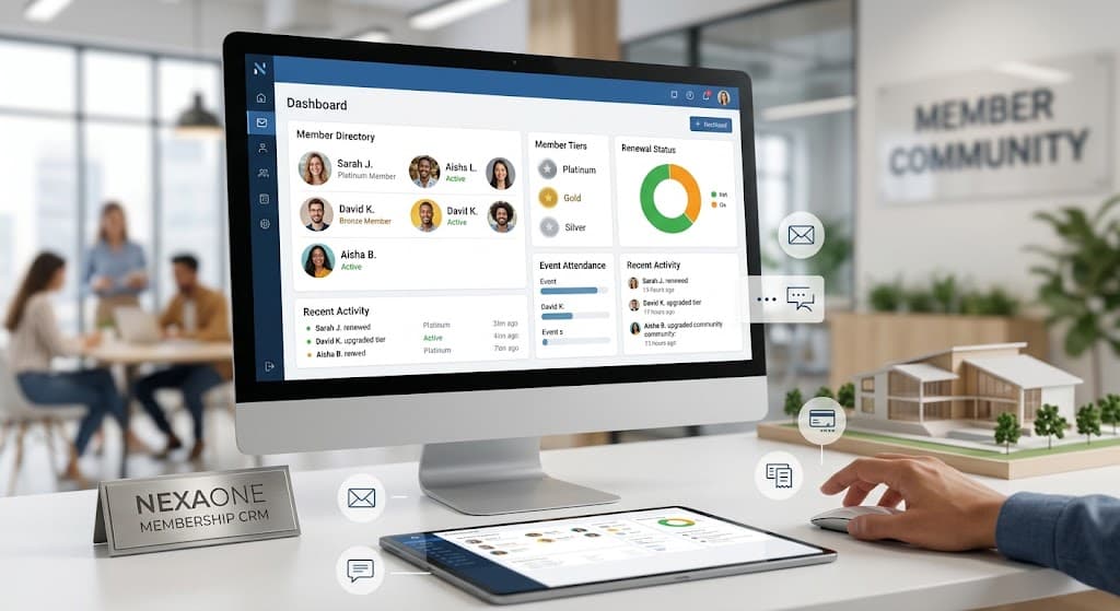 Membership Associations & Clubs using NexaOne CRM